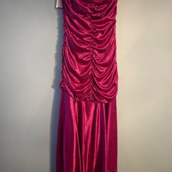 NWT Vintage Y2K Ruby Rox Strapless Ruched Dress - Picture 2 of 4